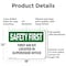 Signmission First Aid Kit Located In Supervisor Office, 18 in W x Rectangle, Aluminum OS-2PACK-SF-A-1218-L-10624 - alternate 7